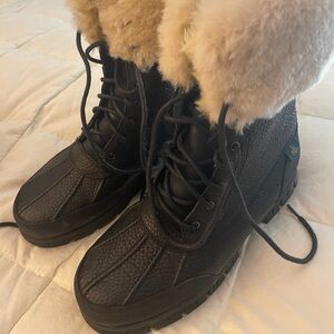 Ralph Lauren Quinta leather boots size 8